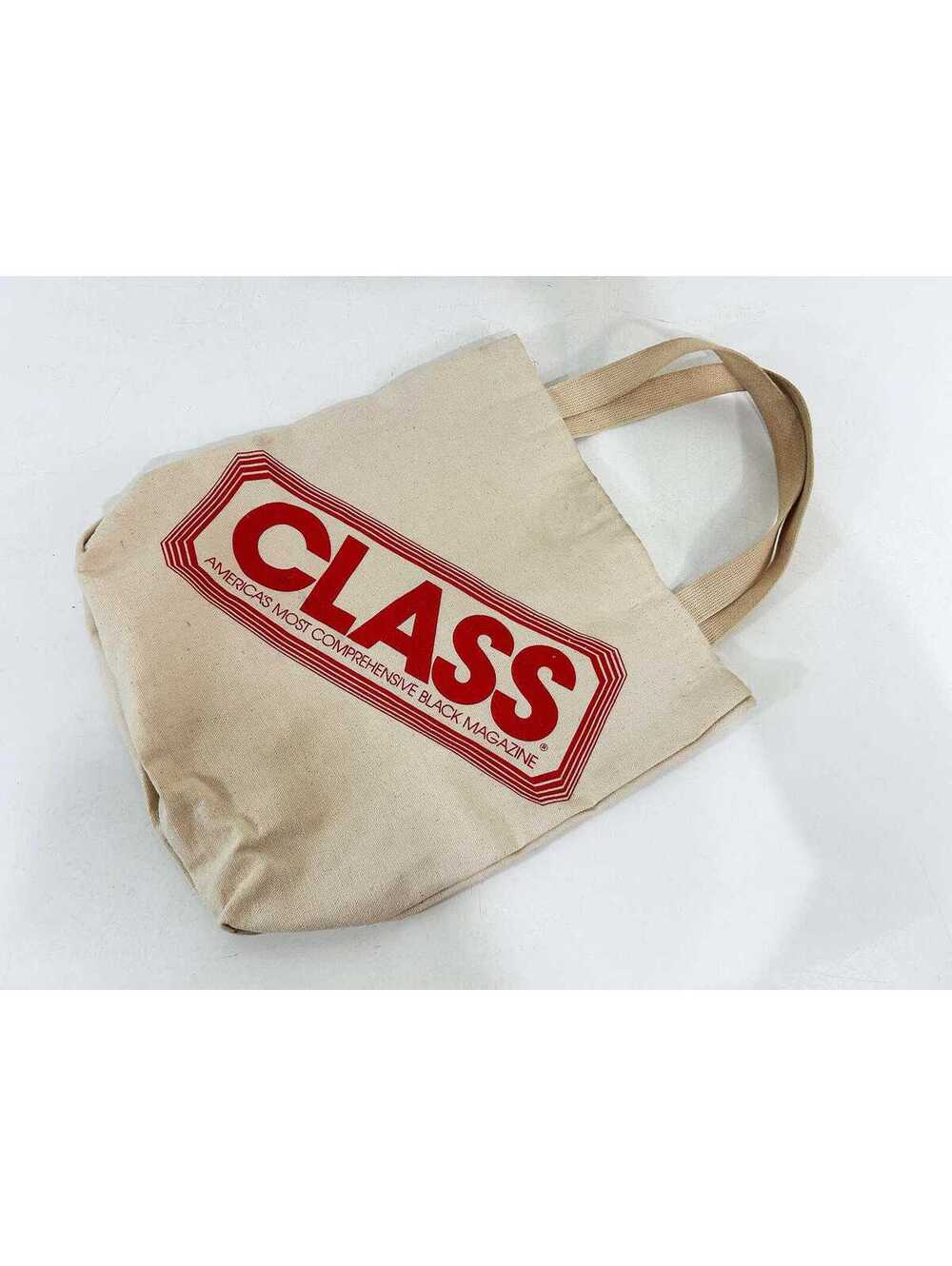CLASS Magazine Canvas Bag Promo Tote 1980s 1990s African American Publication